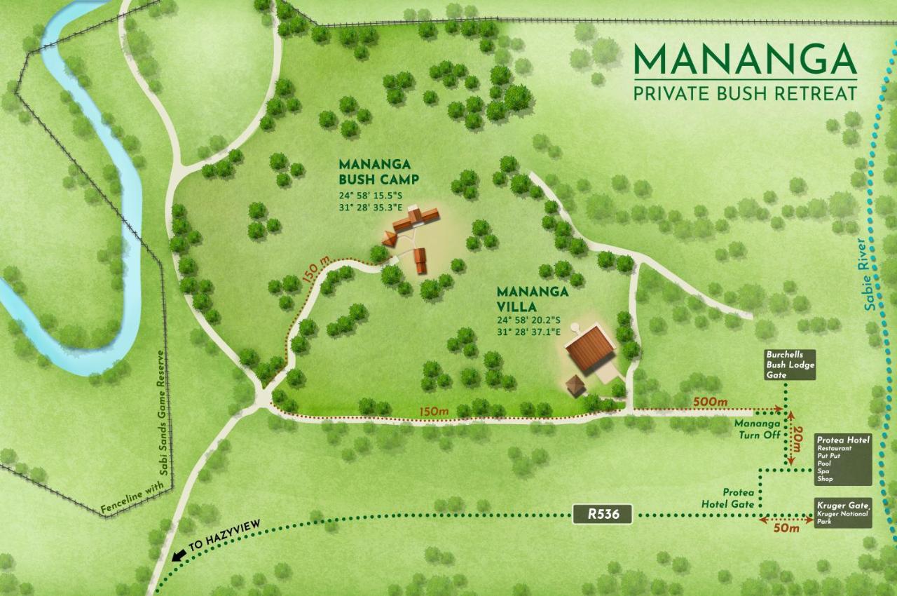 Отель Mananga Bush Camp Скукуза Экстерьер фото